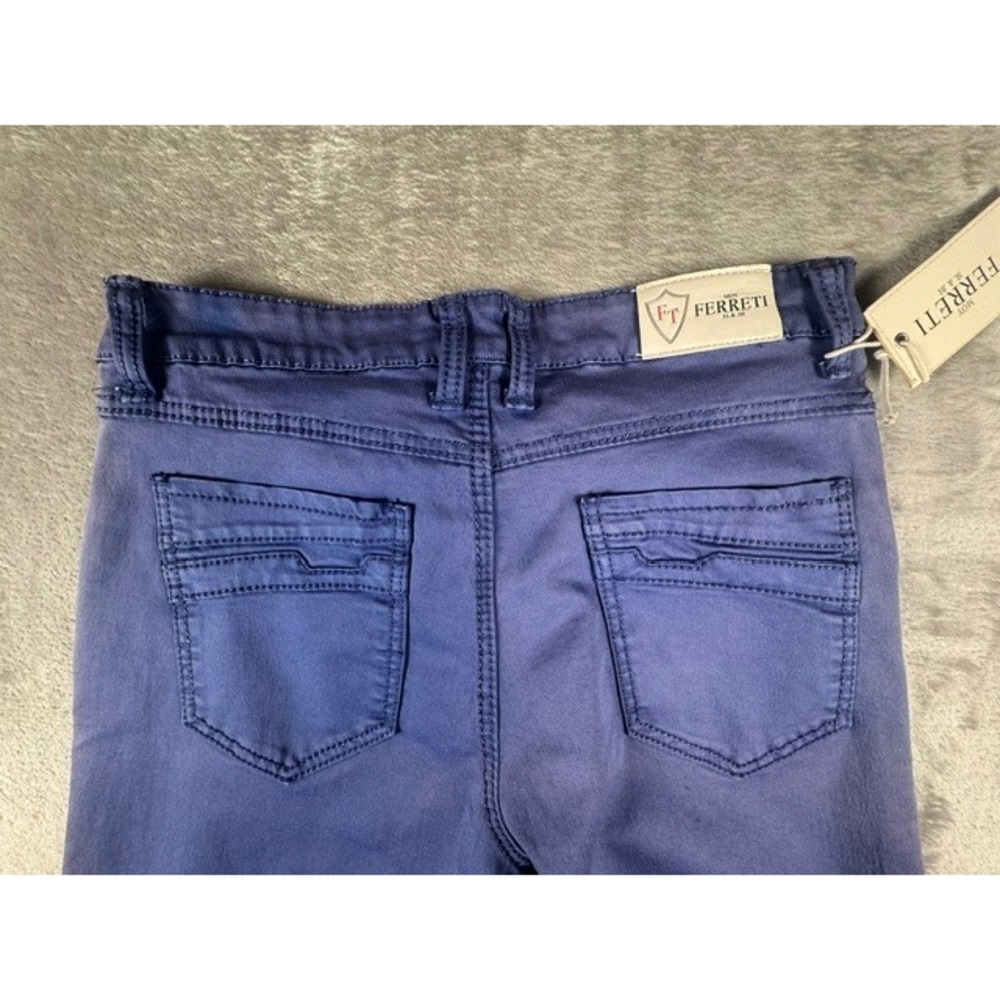 NWT Alberto Ferretti Blue Denim Jeans Pants Men's Size 32 - Picture 11 of 12